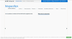Desktop Screenshot of hispacolex.com