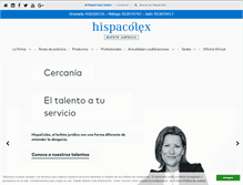 Tablet Screenshot of hispacolex.com